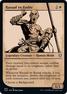 Rasaad yn Bashir (Showcase) 380 card from Commander Legends: Battle for Baldur's Gate