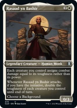 Rasaad yn Bashir (Foil Etched) 479 card from Commander Legends: Battle for Baldur's Gate