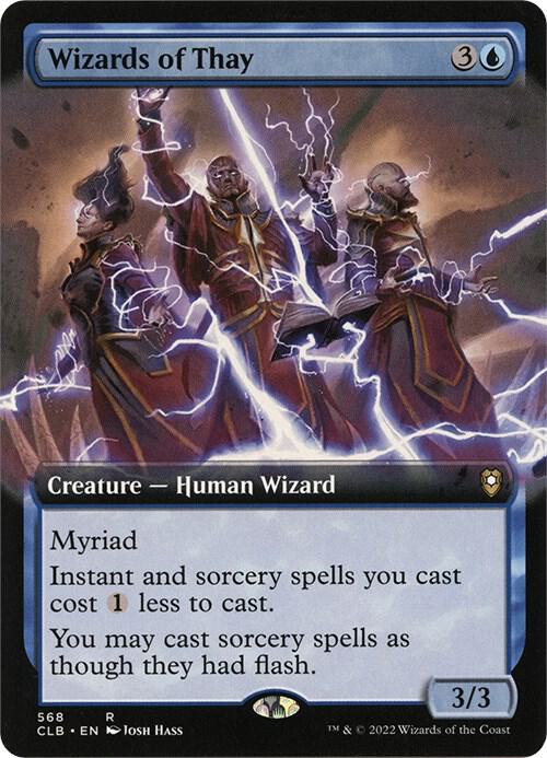 Wizards of Thay (Extended Art) 568 card from Commander Legends: Battle for Baldur's Gate