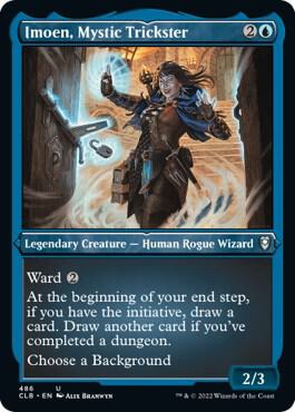 Imoen, Mystic Trickster (Foil Etched) 486 card from Commander Legends: Battle for Baldur's Gate