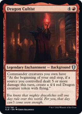Dragon Cultist 170 card from Commander Legends: Battle for Baldur's Gate