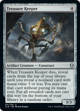 Treasure Keeper 341 card from Commander Legends: Battle for Baldur's Gate