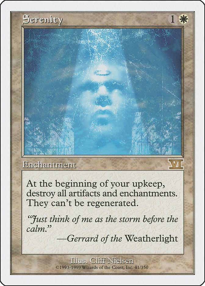 Serenity 41 card from Classic Sixth Edition