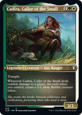 Cadira, Caller of the Small (Foil Etched) 528 card from Commander Legends: Battle for Baldur's Gate