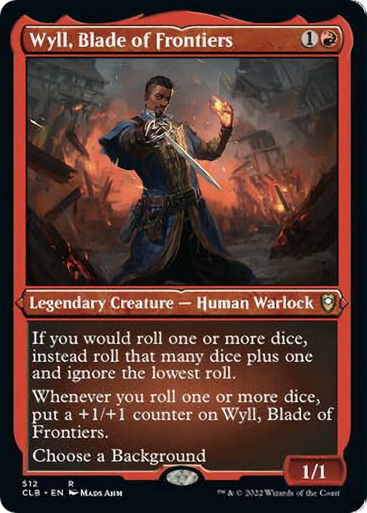 Wyll, Blade of Frontiers (Foil Etched) 512 card from Commander Legends: Battle for Baldur's Gate