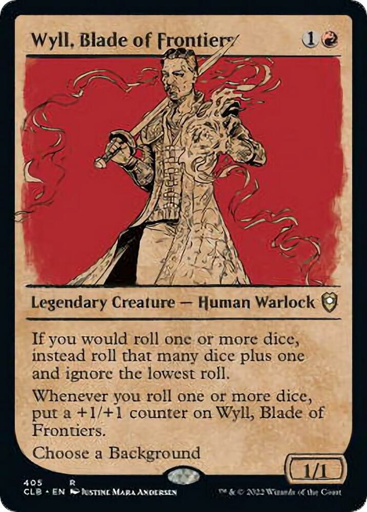 Wyll, Blade of Frontiers (Showcase) 405 card from Commander Legends: Battle for Baldur's Gate