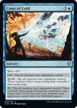 Cone of Cold 61 card from Commander Legends: Battle for Baldur's Gate