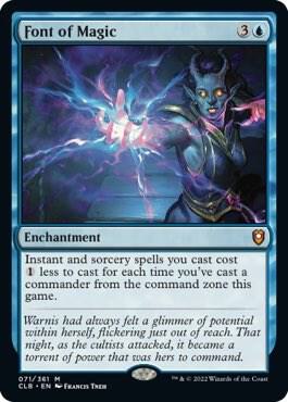 Font of Magic 71 card from Commander Legends: Battle for Baldur's Gate