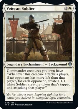 Veteran Soldier 48 card from Commander Legends: Battle for Baldur's Gate