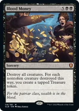 Blood Money 116 card from Commander Legends: Battle for Baldur's Gate