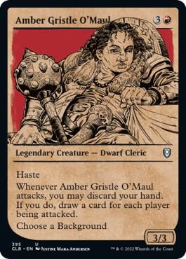 Amber Gristle O'Maul (Showcase) 395 card from Commander Legends: Battle for Baldur's Gate