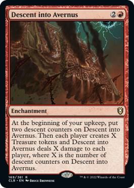 Descent into Avernus 169 card from Commander Legends: Battle for Baldur's Gate