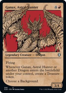 Ganax, Astral Hunter (Showcase) 398 card from Commander Legends: Battle for Baldur's Gate