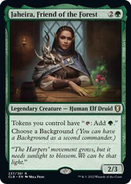 Jaheira, Friend of the Forest 237 card from Commander Legends: Battle for Baldur's Gate