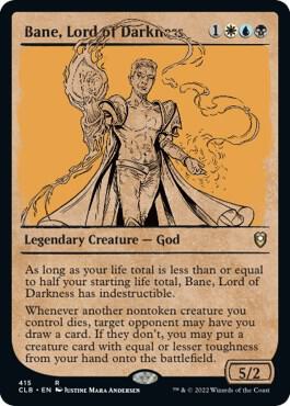 Bane, Lord of Darkness (Showcase) 415 card from Commander Legends: Battle for Baldur's Gate