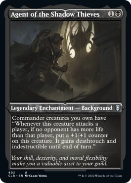 Agent of the Shadow Thieves (Foil Etched) 493 card from Commander Legends: Battle for Baldur's Gate