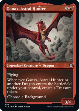 Ganax, Astral Hunter (Foil Etched) 504 card from Commander Legends: Battle for Baldur's Gate