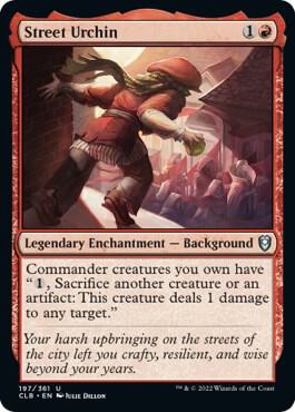 Street Urchin 197 card from Commander Legends: Battle for Baldur's Gate