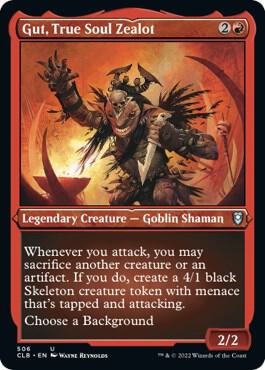 Gut, True Soul Zealot (Foil Etched) 506 card from Commander Legends: Battle for Baldur's Gate