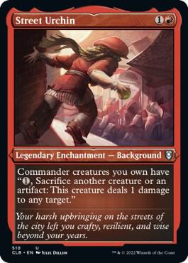 Street Urchin (Foil Etched) 510 card from Commander Legends: Battle for Baldur's Gate
