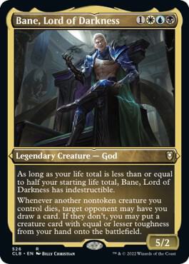 Bane, Lord of Darkness (Foil Etched) 526 card from Commander Legends: Battle for Baldur's Gate