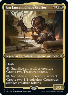 Jan Jansen, Chaos Crafter (Foil Etched) 535 card from Commander Legends: Battle for Baldur's Gate