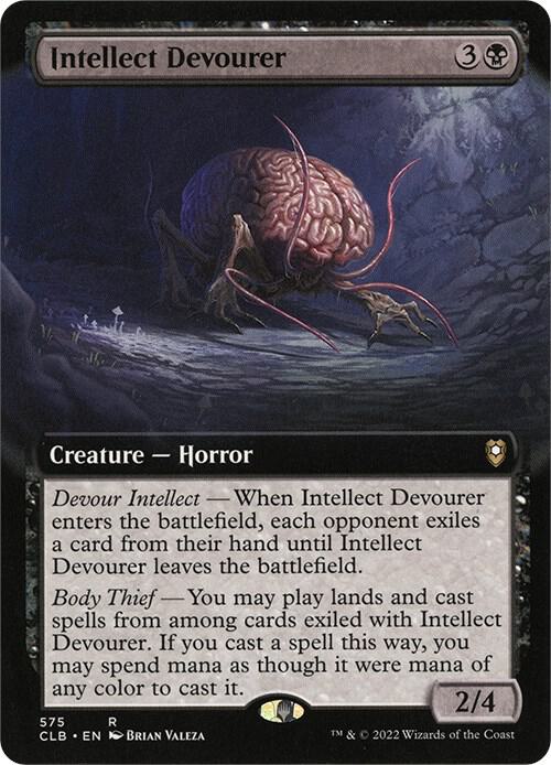 Intellect Devourer (Extended Art) 575 card from Commander Legends: Battle for Baldur's Gate
