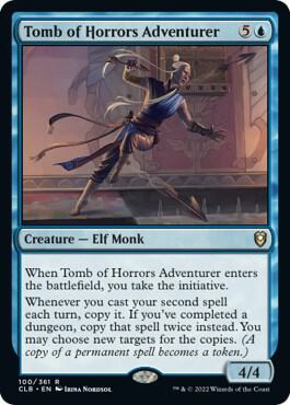 Tomb of Horrors Adventurer 100 card from Commander Legends: Battle for Baldur's Gate