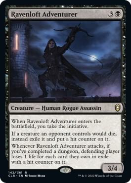 Ravenloft Adventurer 142 card from Commander Legends: Battle for Baldur's Gate