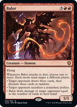 Balor 162 card from Commander Legends: Battle for Baldur's Gate