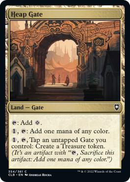 Heap Gate 354 card from Commander Legends: Battle for Baldur's Gate