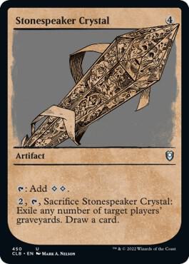 Stonespeaker Crystal (Showcase) 450 card from Commander Legends: Battle for Baldur's Gate