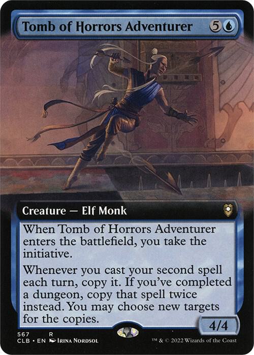 Tomb of Horrors Adventurer (Extended Art) 567 card from Commander Legends: Battle for Baldur's Gate