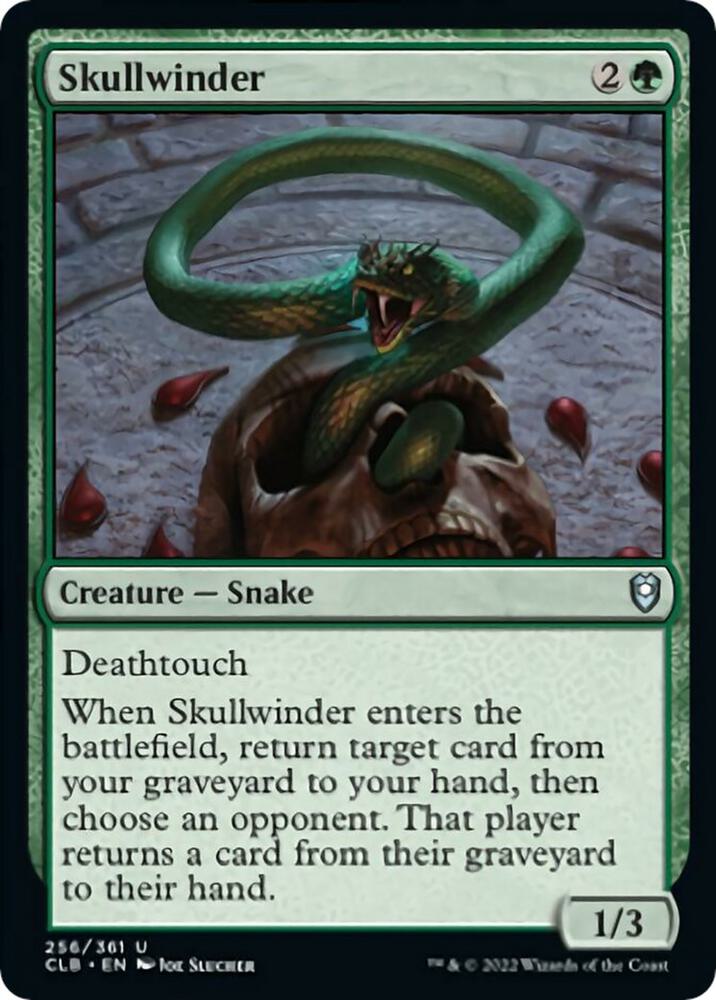Skullwinder 256 card from Commander Legends: Battle for Baldur's Gate