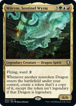 Miirym, Sentinel Wyrm 284 card from Commander Legends: Battle for Baldur's Gate