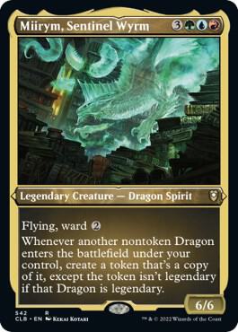 Miirym, Sentinel Wyrm (Foil Etched) 542 card from Commander Legends: Battle for Baldur's Gate
