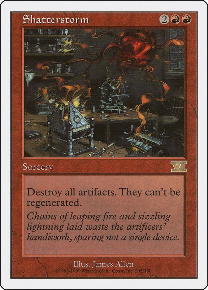 Shatterstorm 205 card from Classic Sixth Edition