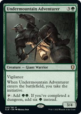 Undermountain Adventurer 260 card from Commander Legends: Battle for Baldur's Gate