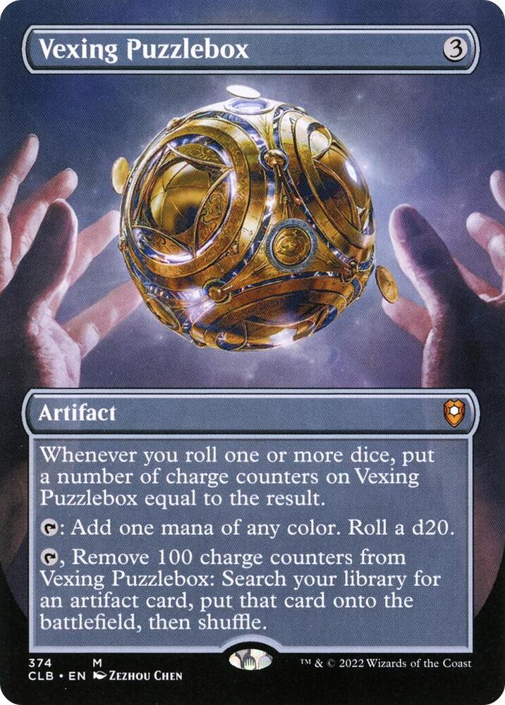 Vexing Puzzlebox (Borderless) 374 card from Commander Legends: Battle for Baldur's Gate