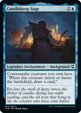 Candlekeep Sage 60 card from Commander Legends: Battle for Baldur's Gate