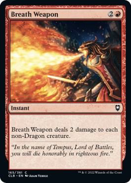 Breath Weapon 165 card from Commander Legends: Battle for Baldur's Gate