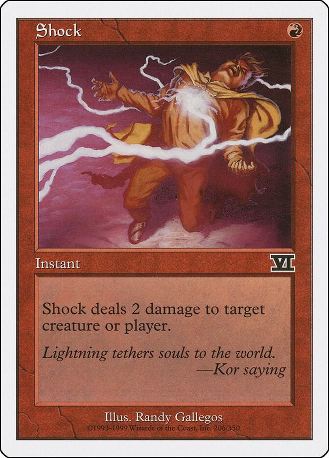 Shock 206 card from Classic Sixth Edition