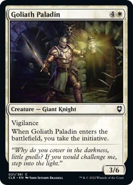 Goliath Paladin 21 card from Commander Legends: Battle for Baldur's Gate