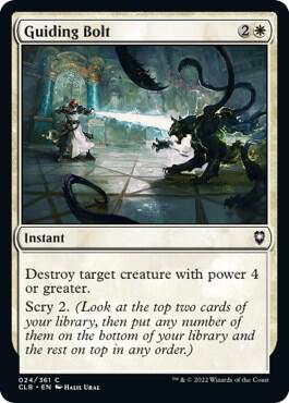 Guiding Bolt 24 card from Commander Legends: Battle for Baldur's Gate