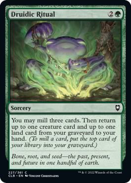 Druidic Ritual 227 card from Commander Legends: Battle for Baldur's Gate