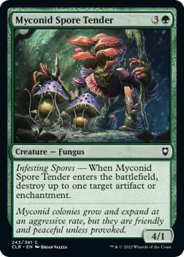Myconid Spore Tender 243 card from Commander Legends: Battle for Baldur's Gate
