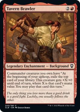 Tavern Brawler 200 card from Commander Legends: Battle for Baldur's Gate