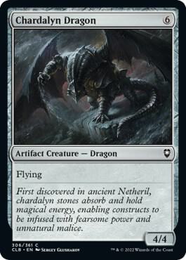 Chardalyn Dragon 306 card from Commander Legends: Battle for Baldur's Gate