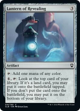 Lantern of Revealing 318 card from Commander Legends: Battle for Baldur's Gate