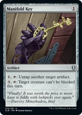 Manifold Key 319 card from Commander Legends: Battle for Baldur's Gate